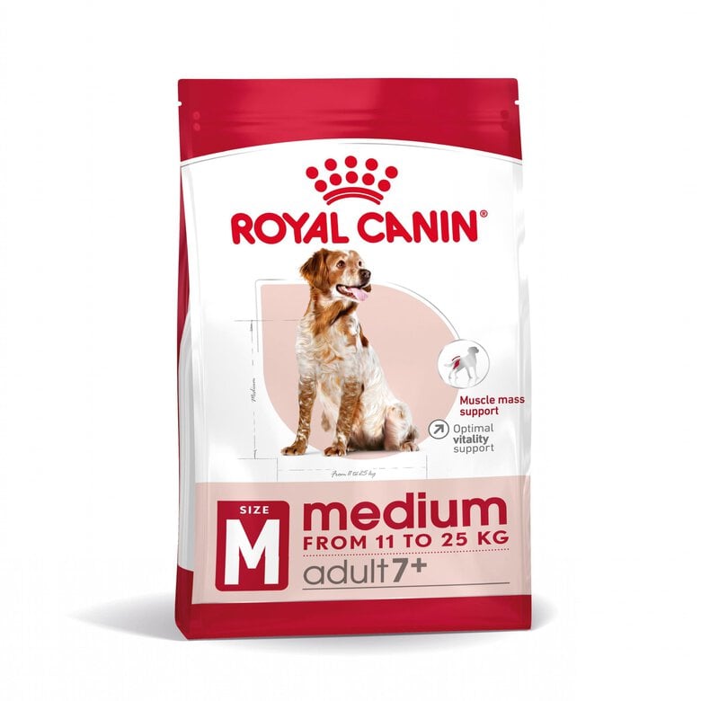 Royal Canin - Croquettes Medium Adulte 7+ pour Chien - 15Kg Image numéro 1 Royal Canin - Croquettes Medium Adulte 7+ pour Chien - 15Kg Image numéro 1