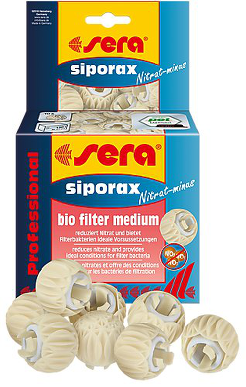 Sera - Media de Filtration Siporax Nitrat-minus Professional pour Aquarium - 145g Image numéro 1 Sera - Media de Filtration Siporax Nitrat-minus Professional pour Aquarium - 145g Image numéro 1