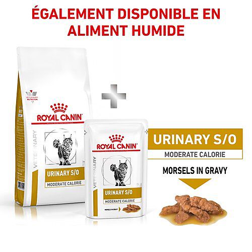 Royal Canin - Croquettes Veterinary Diet Urinary S/O Moderate Calorie pour Chat - 3,5Kg Image num&eacute;ro 2