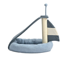 Leeby - Griffoir Kitten Bateau pour Chats - 46x57cm