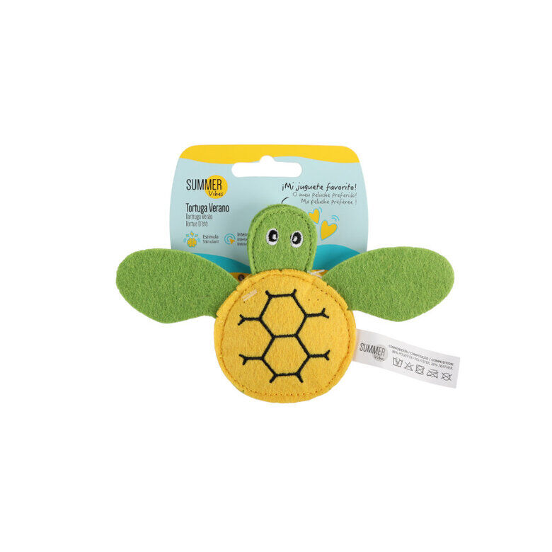 Summer Vibes - Jouet Tortue pour Chats - 16cm Image num&eacute;ro 2