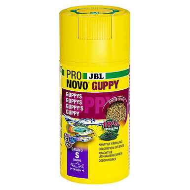 JBL - Aliment en Granulés Pronovo GUPPY Grano pour Poissons Tropicaux
