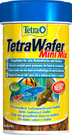 Tetra - Aliment Complet TetraWafer Mini Mix pour Poissons de Fond et Crustacés - 100ml