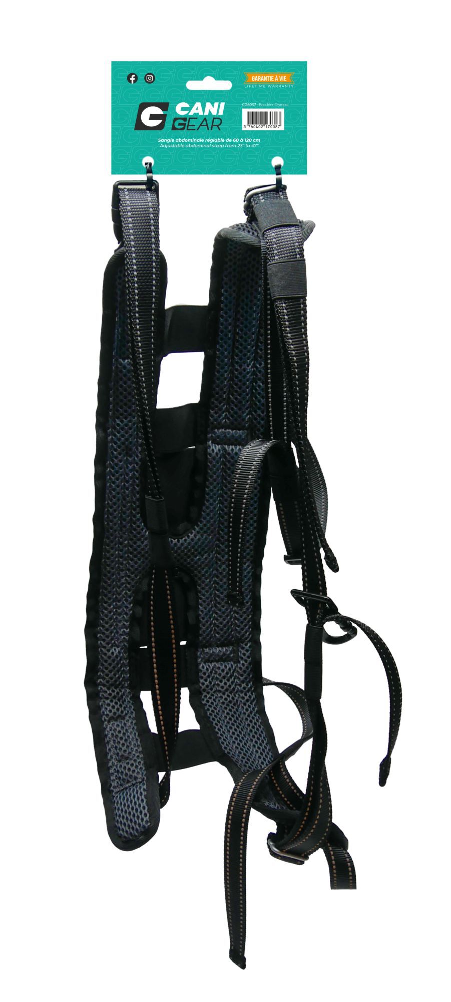 Cani Gear - Baudrier Olympia pour Chiens - 60 &agrave; 120cm Image num&eacute;ro 2