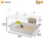 Ferplast - Cage Cavie 80 pour Cochon d Inde - Gris Indicateur image numéro 8