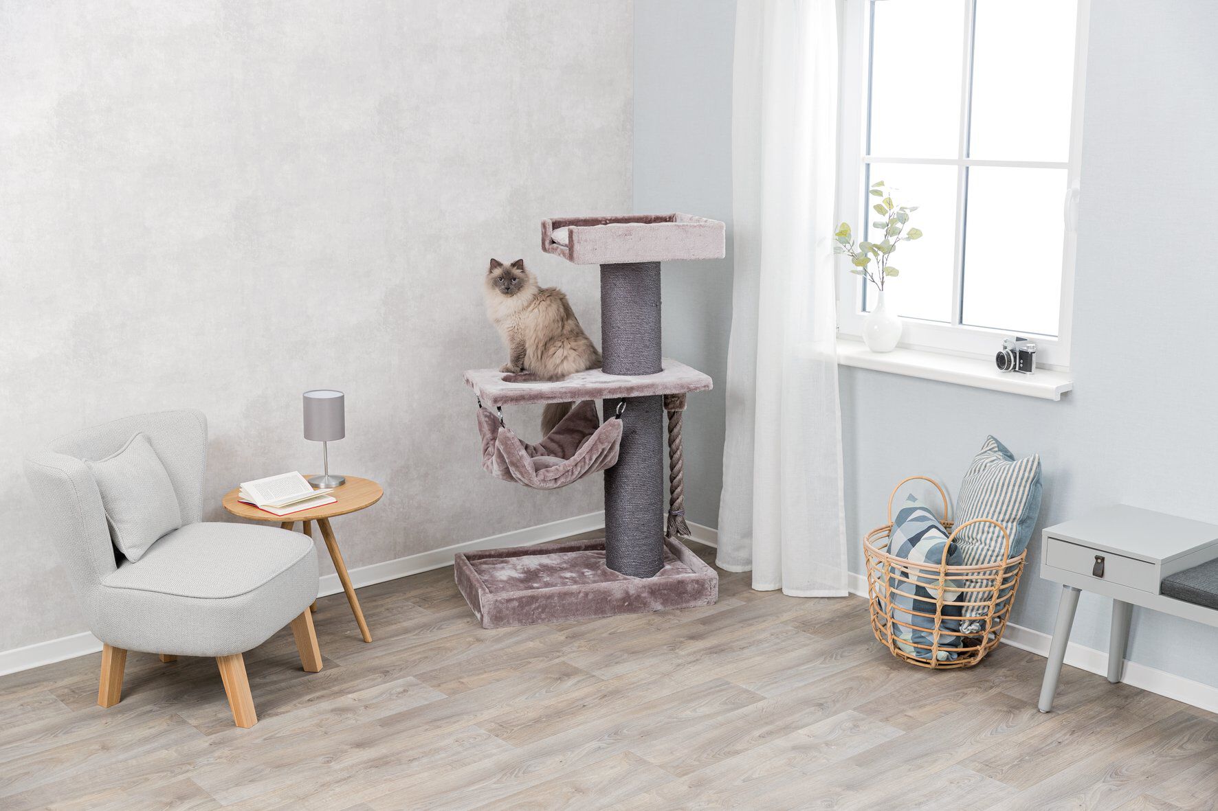 Trixie - Arbre &agrave; chat XXL Ramon Cappuccino pour Chat - 133cm Image num&eacute;ro 10