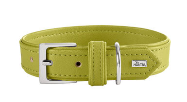 Hunter - Collier Amalfi en Similicuir Vert pour Chiens