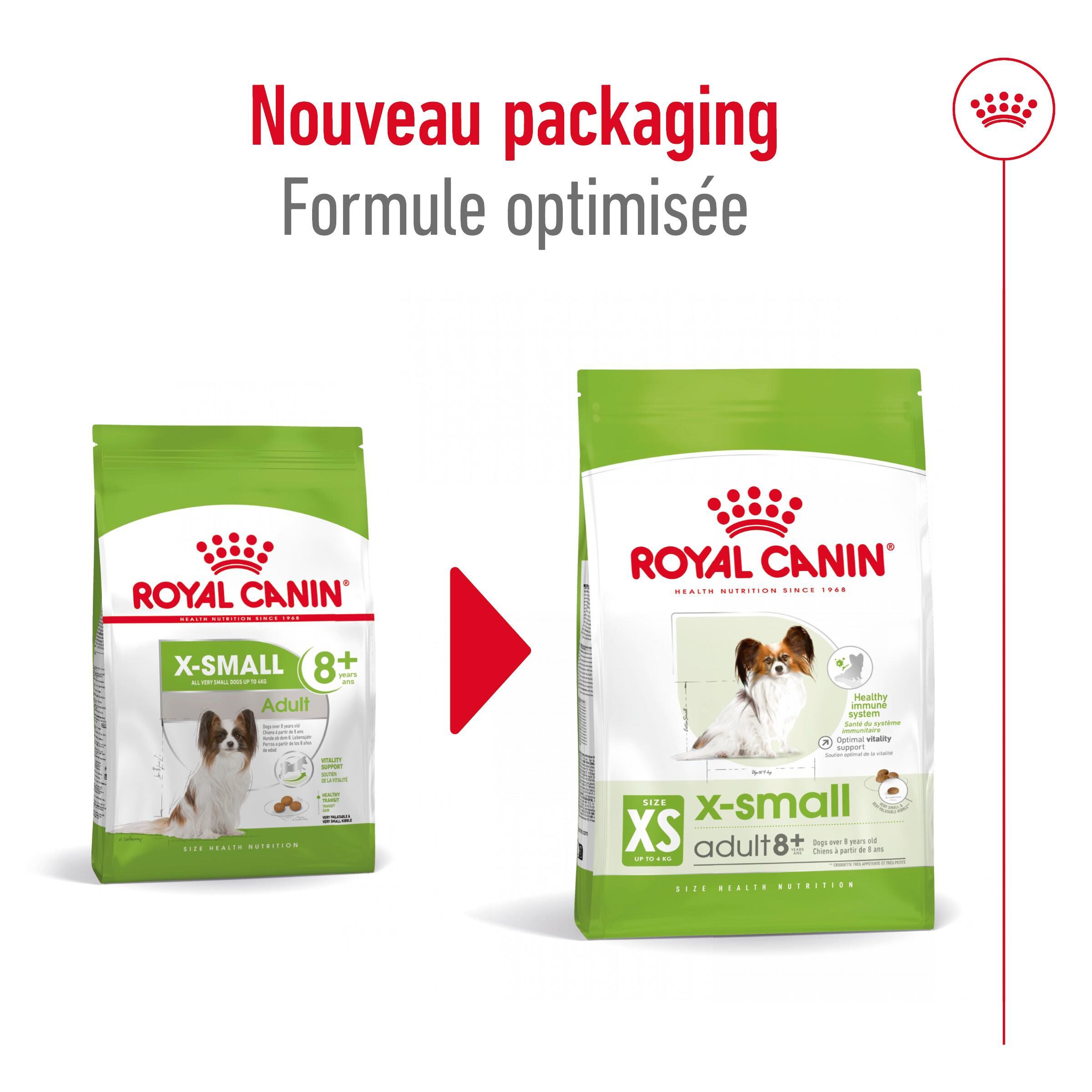 Royal Canin - Croquettes X SMALL ADULT 8+ pour chiens - 1,5KG Image num&eacute;ro 3