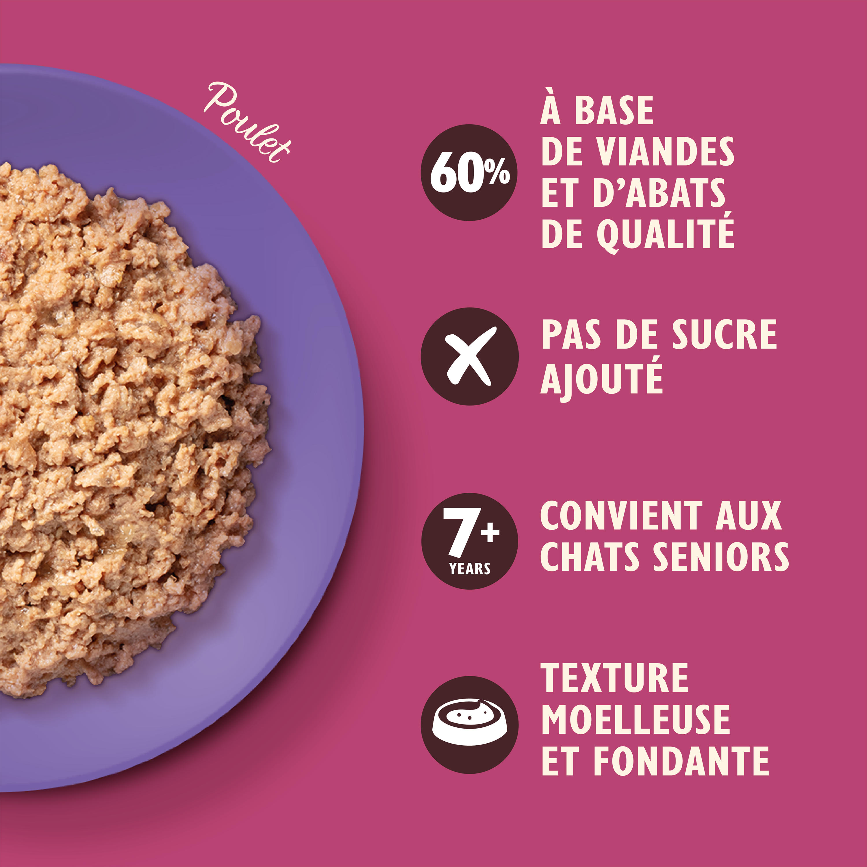 Lily's Kitchen - Terrine Recette sans C&eacute;r&eacute;ales au Poulet pour Chats Seniors - 85g Image num&eacute;ro 5