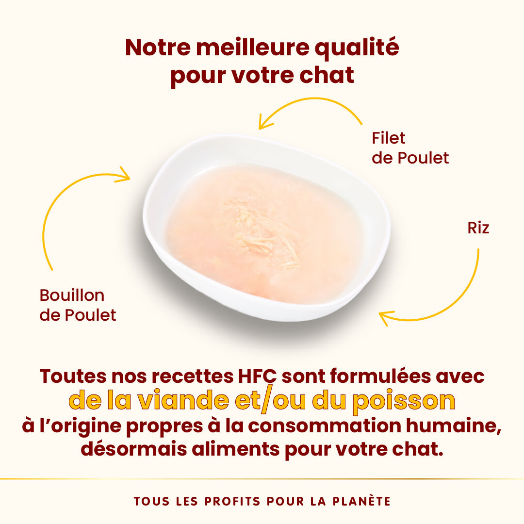 Almo Nature - Pochon HFC Hydratation Help Bouillon de Poulet pour Chats - 50g Image num&eacute;ro 4