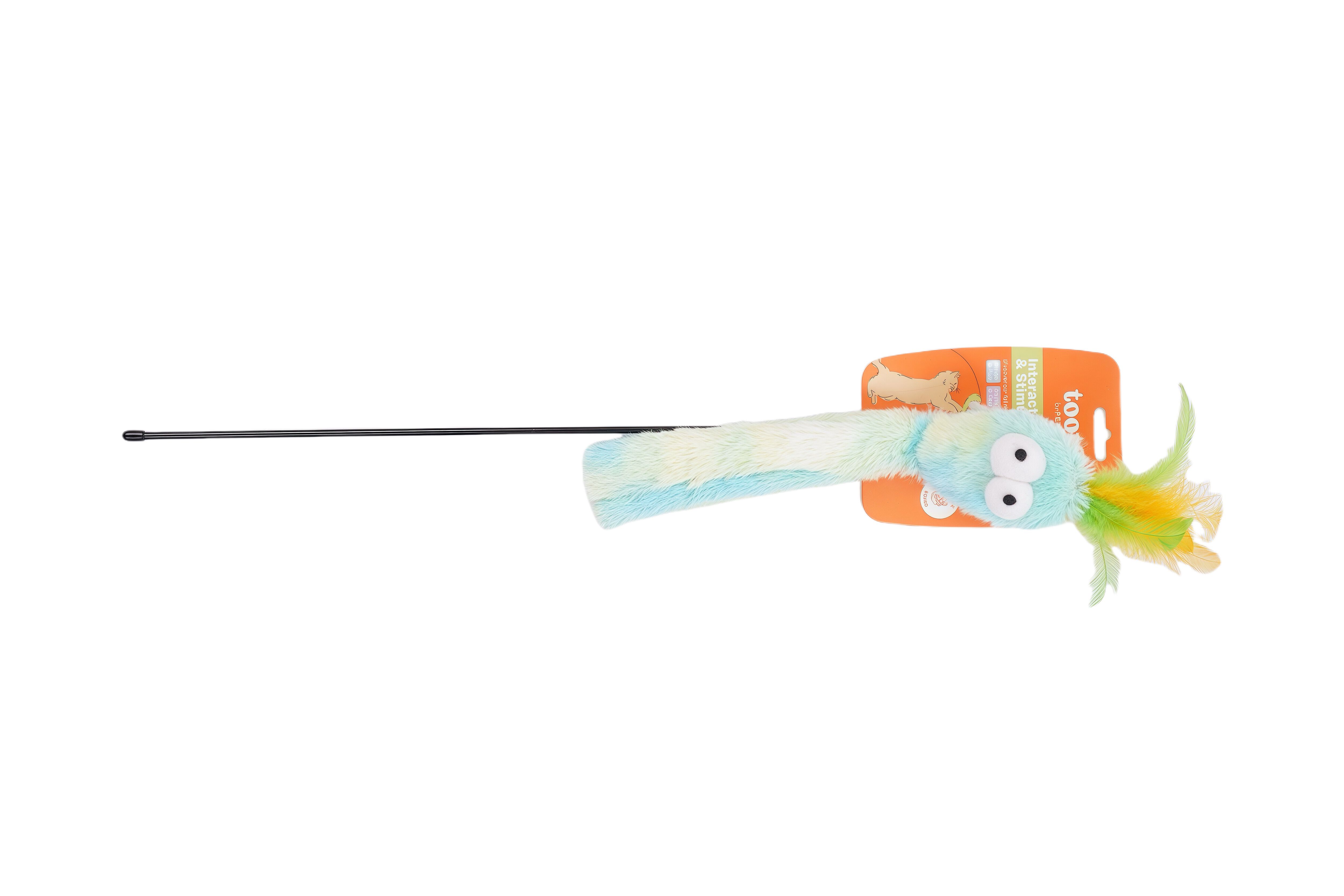 Tootoy! - Jouet Canne &agrave; P&ecirc;che Peluche pour Chats - 56cm Image num&eacute;ro 7