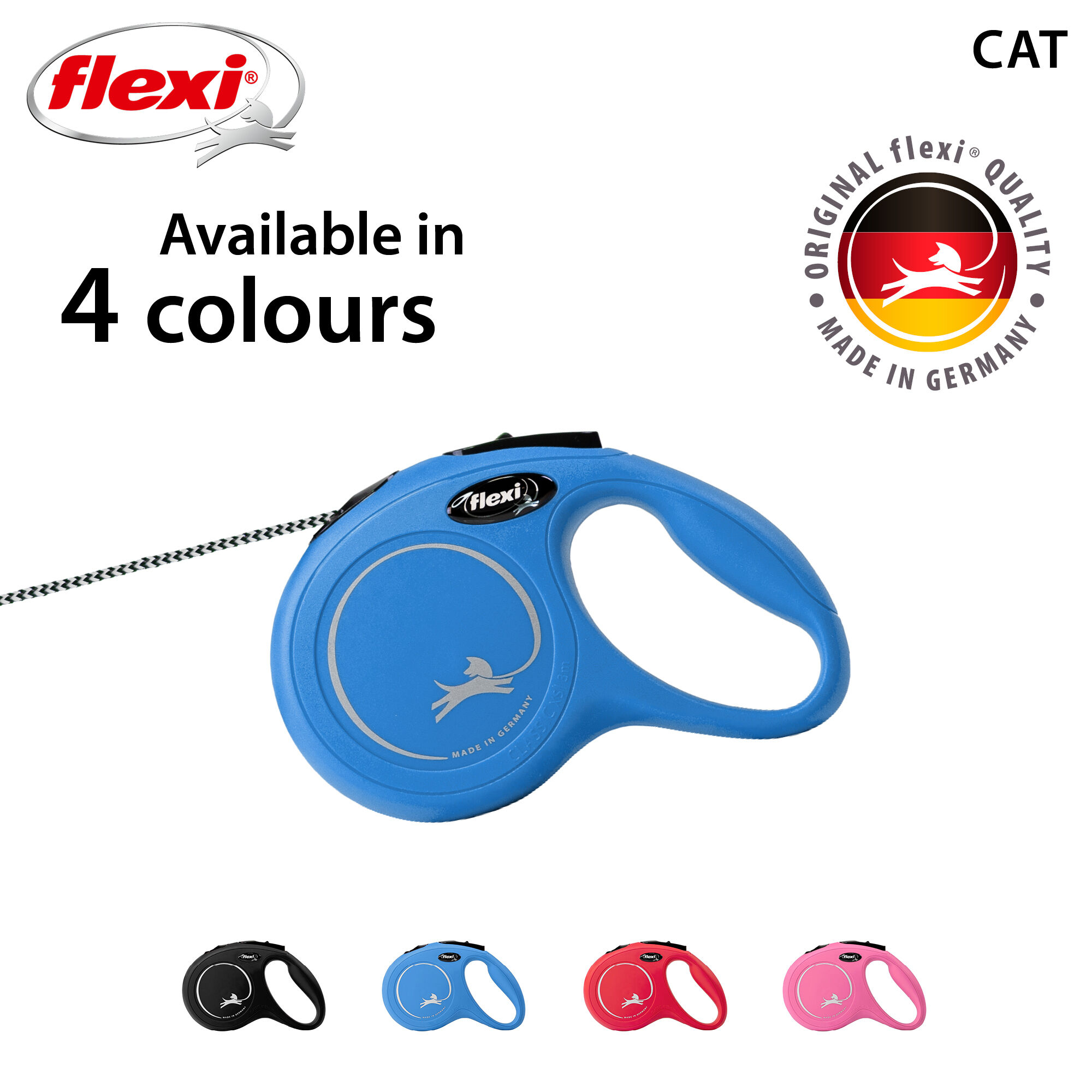 Flexi - Laisse XS pour Chat de 3m - Bleu Image num&eacute;ro 6
