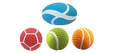 Croci - Jouet Balle Fluo en Latex pour Chiens - 7,5/10cm