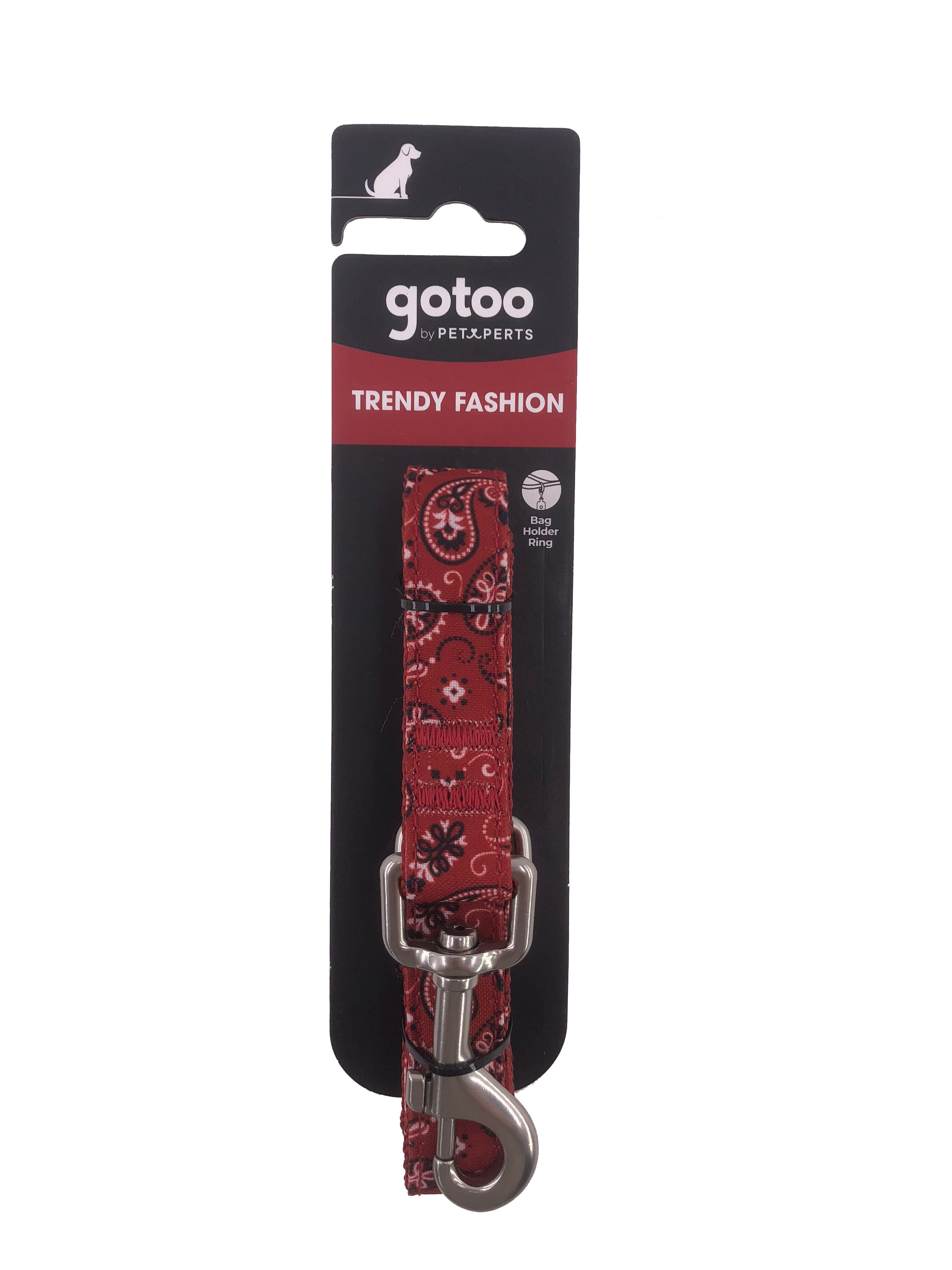 Gotoo - Laisse en Paisley Rouge pour chien - M Image num&eacute;ro 5