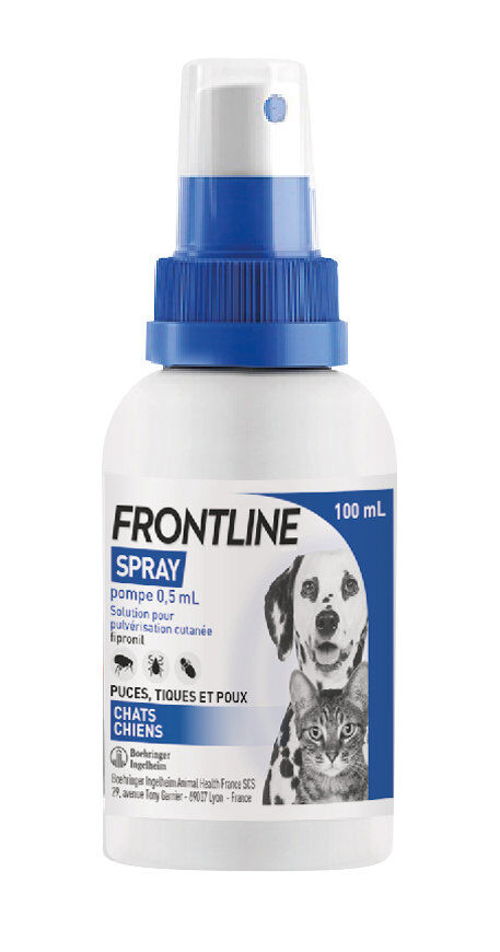 Frontline - Spray Antiparasitaire pour Chien et Chat - 100ml Image num&eacute;ro 1