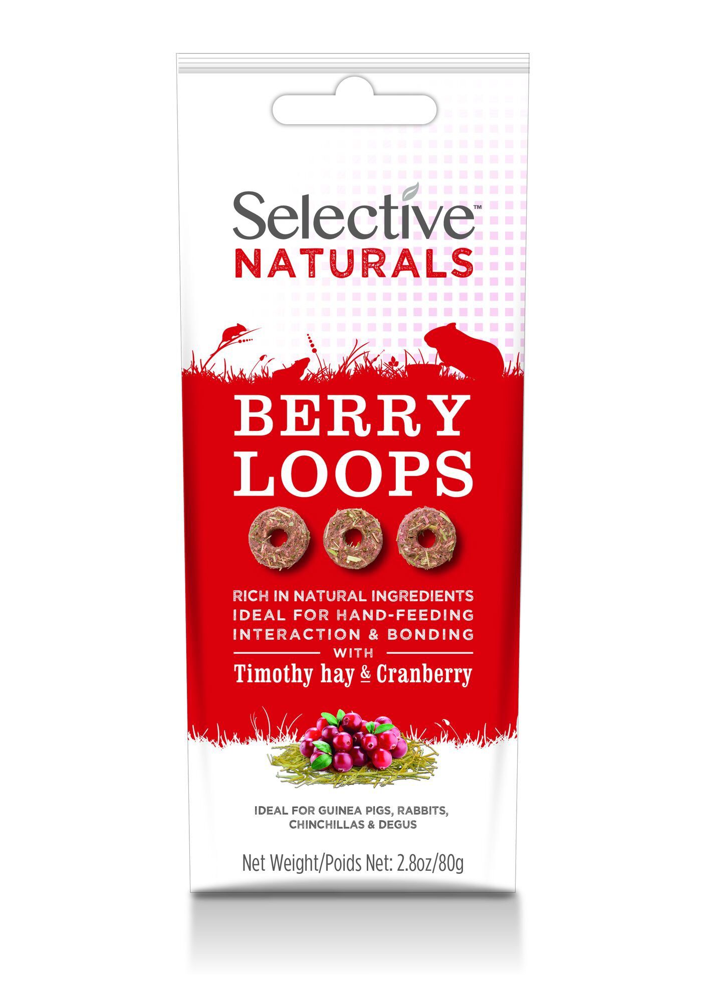 Supreme Science - Selective Naturals Berry Loops pour Rongeurs - 80g Image num&eacute;ro 1