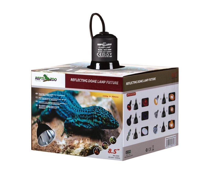 Reptizoo - Lampe Dome Reflecteur Max pour Terrarium - 200W Image numéro 1 Reptizoo - Lampe Dome Reflecteur Max pour Terrarium - 200W Image numéro 1