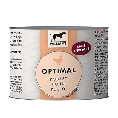 William's - Pâtée OPTIMAL au Poulet pour Chiens - 200g