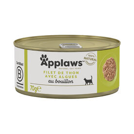 Applaws - Boite Filet de Thon avec Algues pour Chats - 70g
