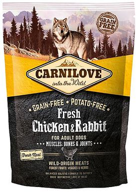 Carnilove - Croquettes Adulte Articulations Poulet & Lapin - 1,5KG