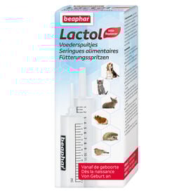 Beaphar - Lactol, 2 Seringues alimentaires de 14 ml pour alimentation des jeunes animaux - Lactol