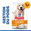 Hill's Science Plan - Adult Light Croquettes Pour Grand Chien Au Poulet  - 18kg Indicateur image numéro 4