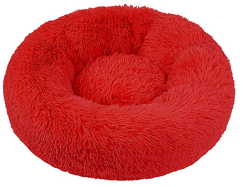 Wouapy - Corbeille Ronde Moelleuse Rouge pour Chien - 50cm image number null