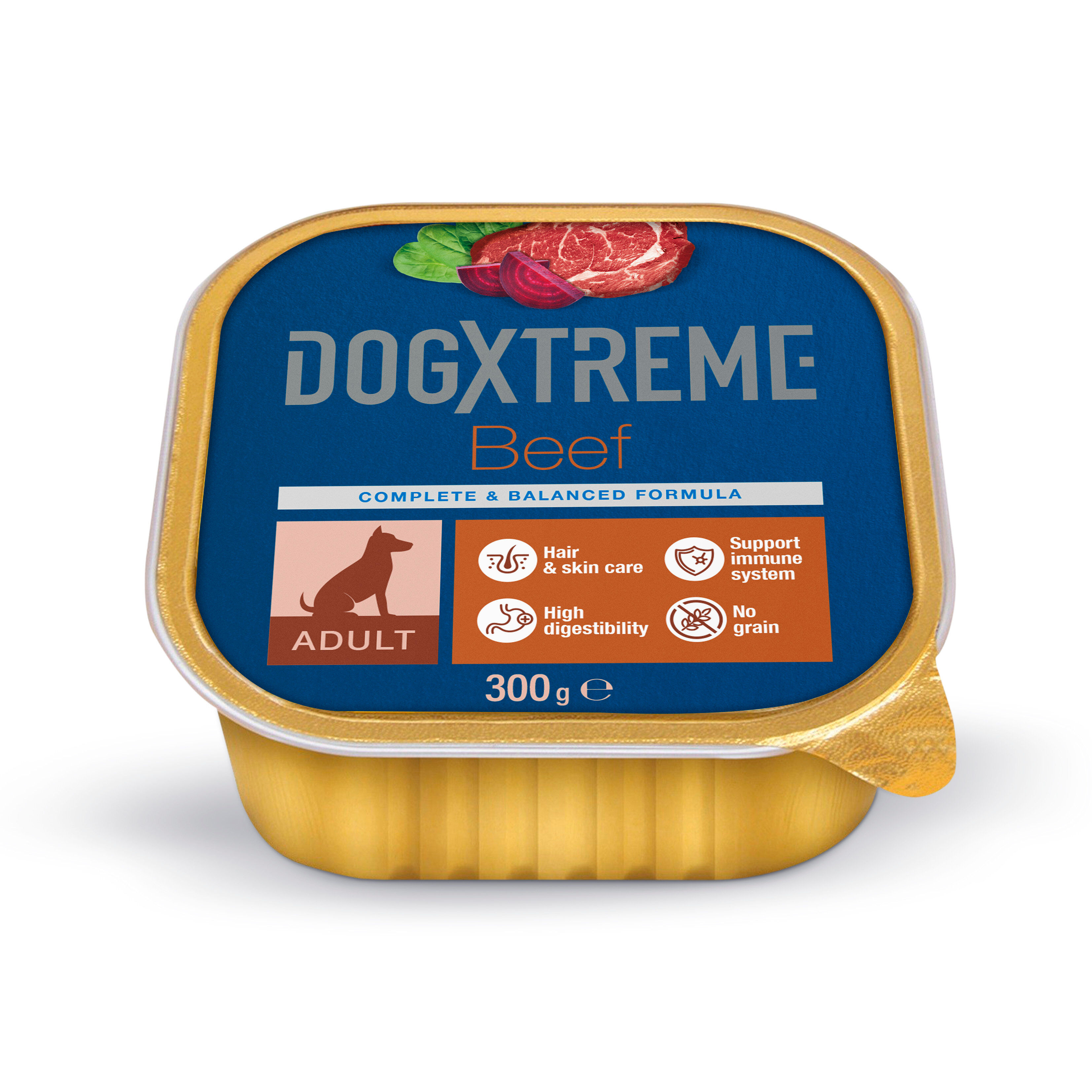 DogXtreme - Bo&icirc;te au Boeuf pour Chien Adulte - 300g Image num&eacute;ro 1