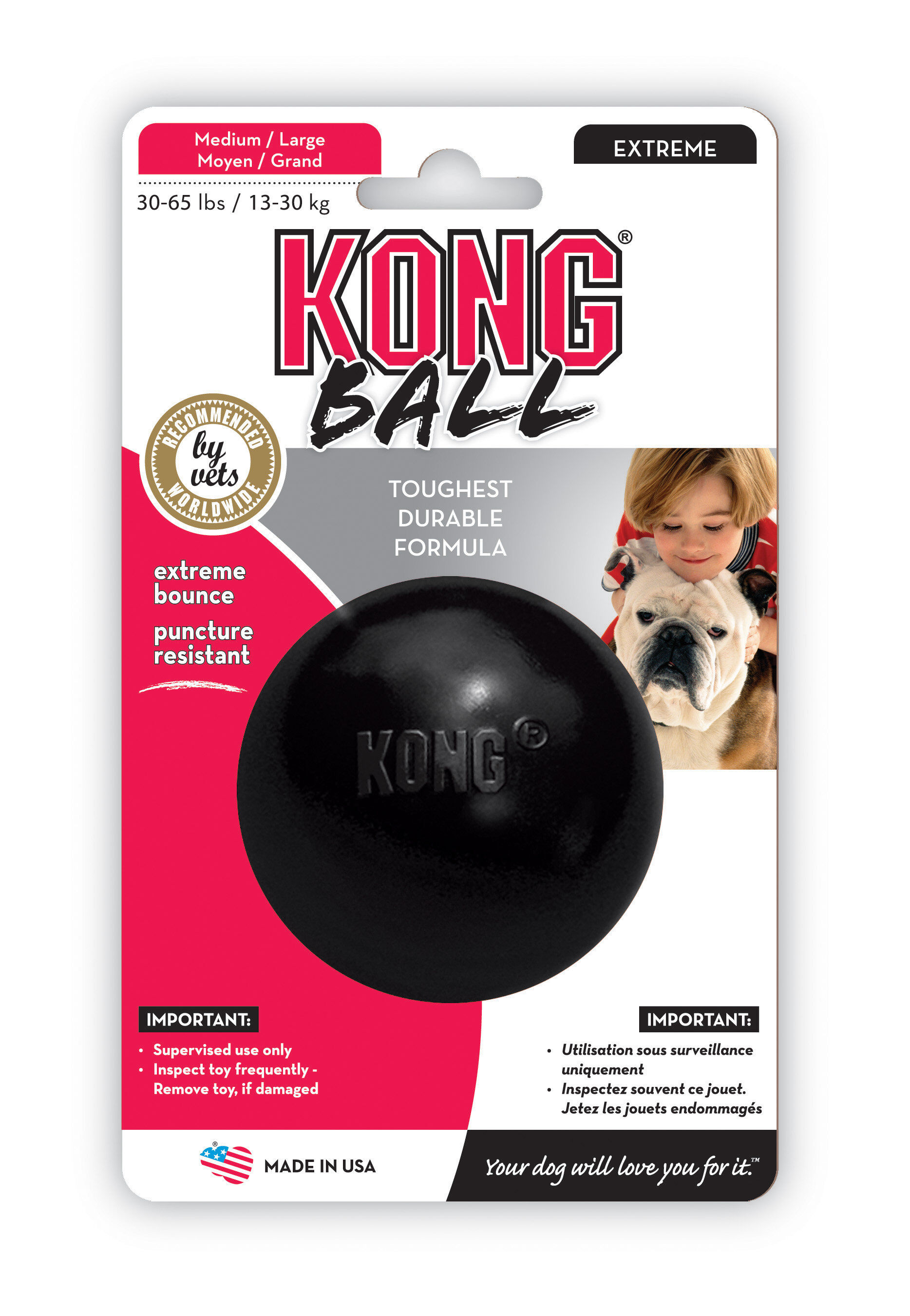 Kong - Jouet Extreme Ball pour Chien - Ml Image num&eacute;ro 1