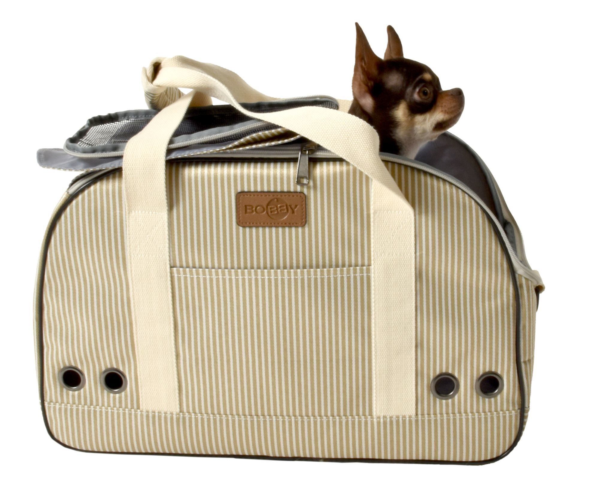 Bobby - Sac de Transport Tennis Beige pour Chiens et Chats - 45cm Image num&eacute;ro 6