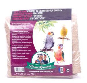 Octave Bauchant - Tapis de Chanvre Oiseaux - 110x50cm Image num&eacute;ro 1