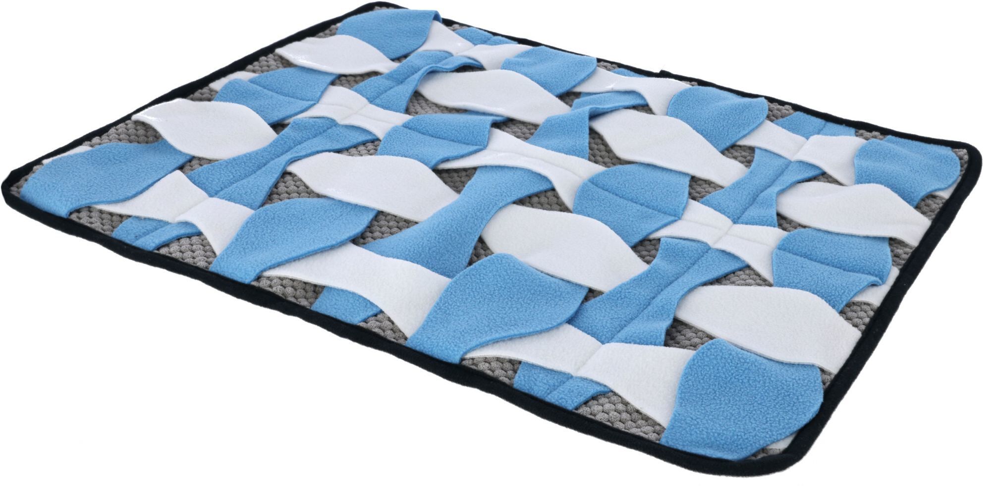 Kerbl - Tapis &agrave; renifler Waffle gris/blanc/bleu pour Chiens Image num&eacute;ro 1