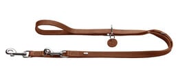 Hunter - Laisse Aalborg en Cuir de Bœuf Cognac