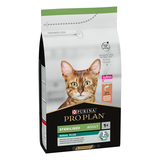 Pro Plan - Croquettes Sterilised au Saumon pour Chat Adulte Stérilisé - 1,5Kg image number null