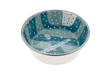Ferribiella - Bol Artista Inox Bleu pour Chiens