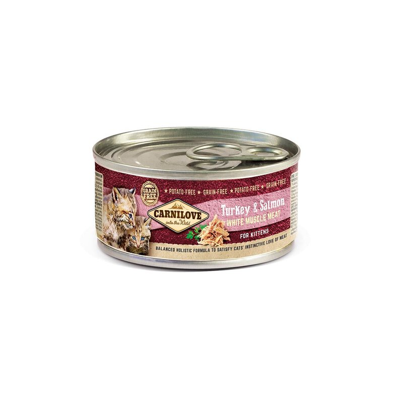Carnilove - Chat Chaton Dinde & Saumon - Boite - 100g image number null
