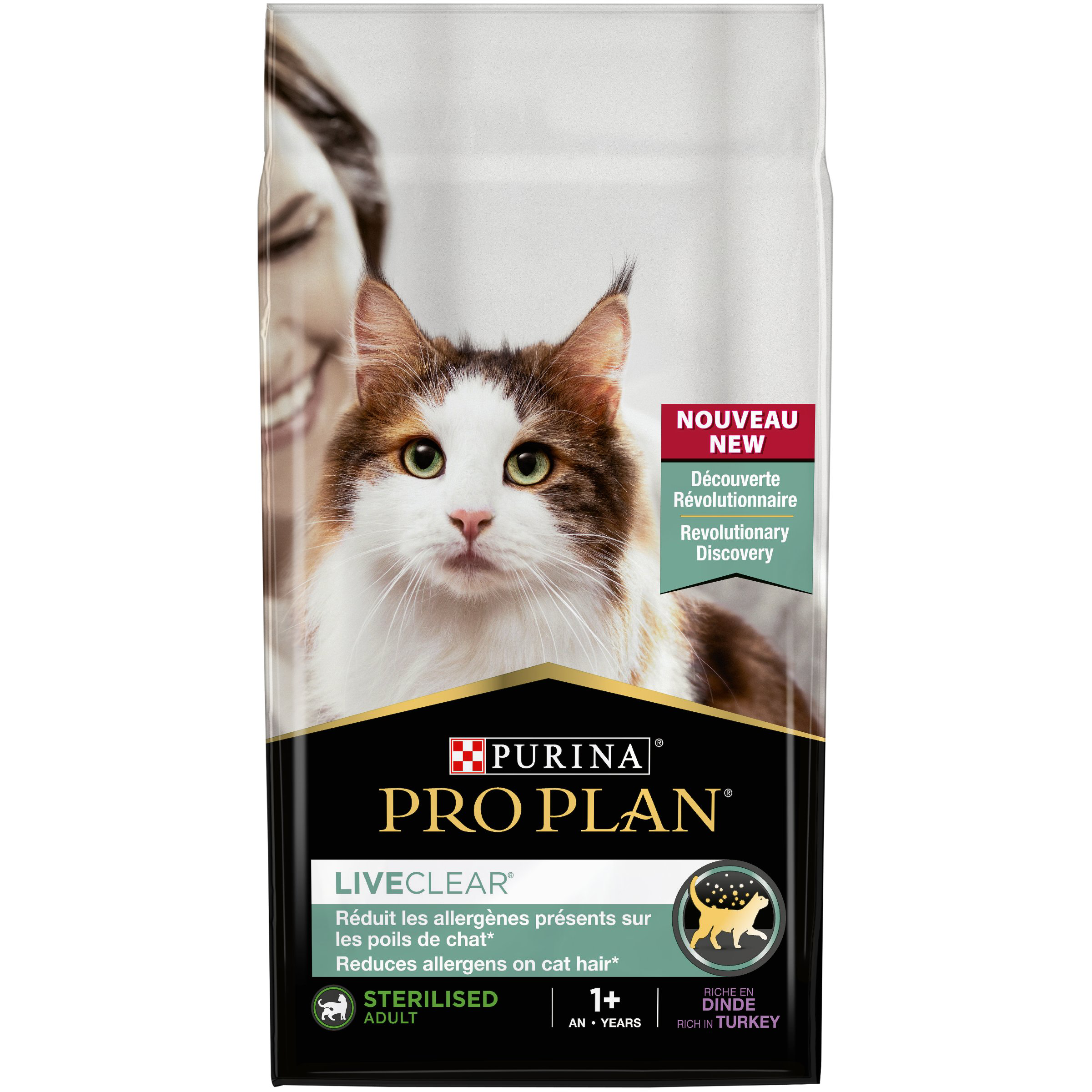 Pro Plan - Croquettes LiveClear +1 St&eacute;rilis&eacute; Dinde pour Chat - 1,4Kg Image num&eacute;ro 2