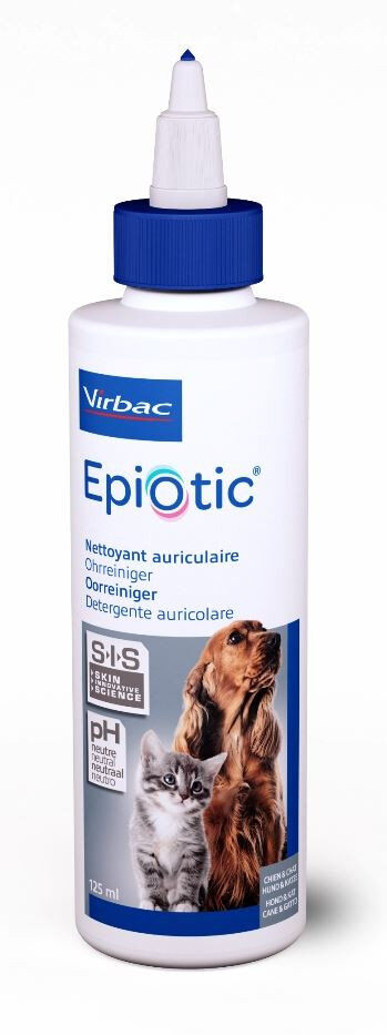 Virbac - Nettoyant Auriculaire Epi-Otic pour Chiens et Chats - 125ml Image num&eacute;ro 1