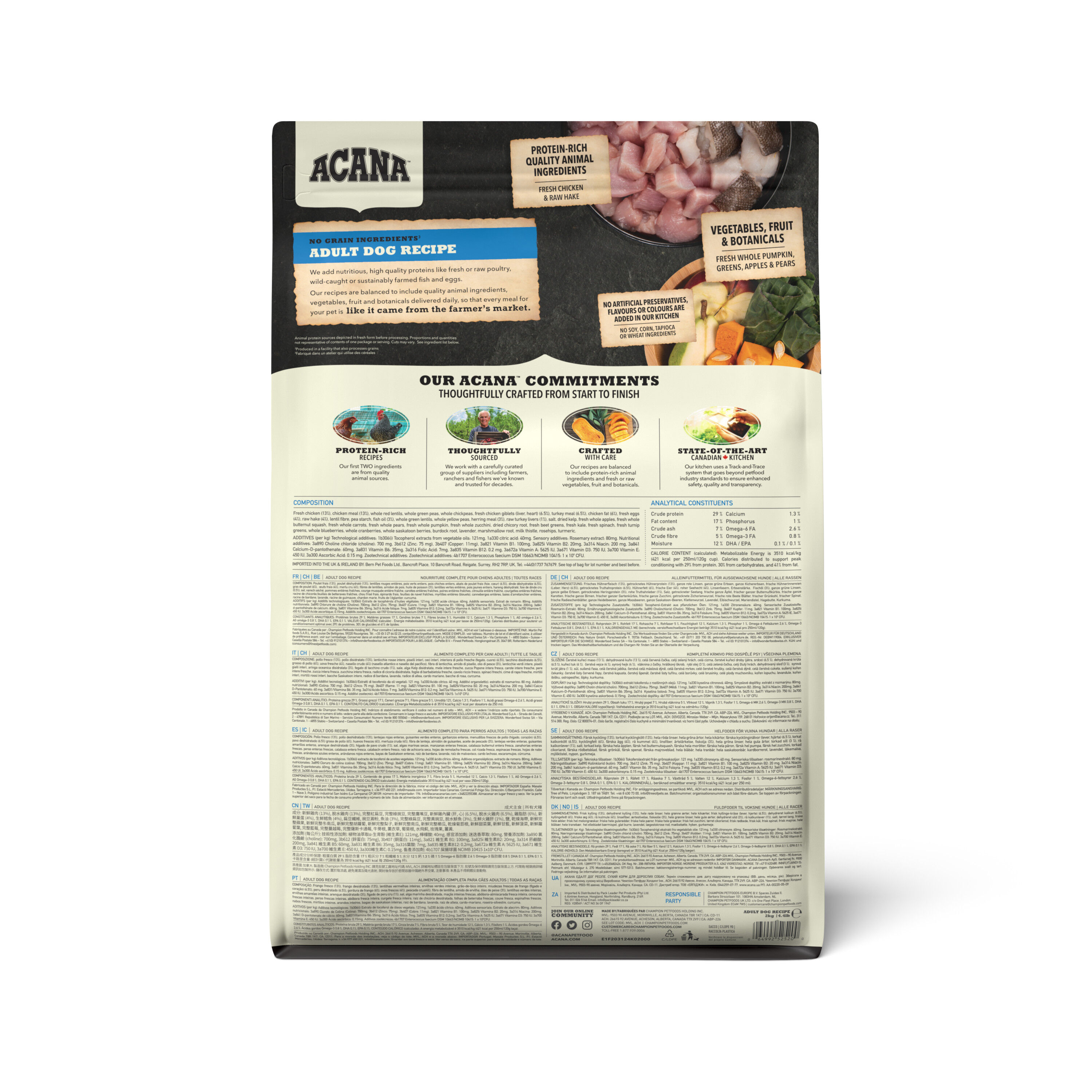 Acana - Croquettes Adult Dog Recipe au Poulet pour Chien - 2Kg Image num&eacute;ro 2