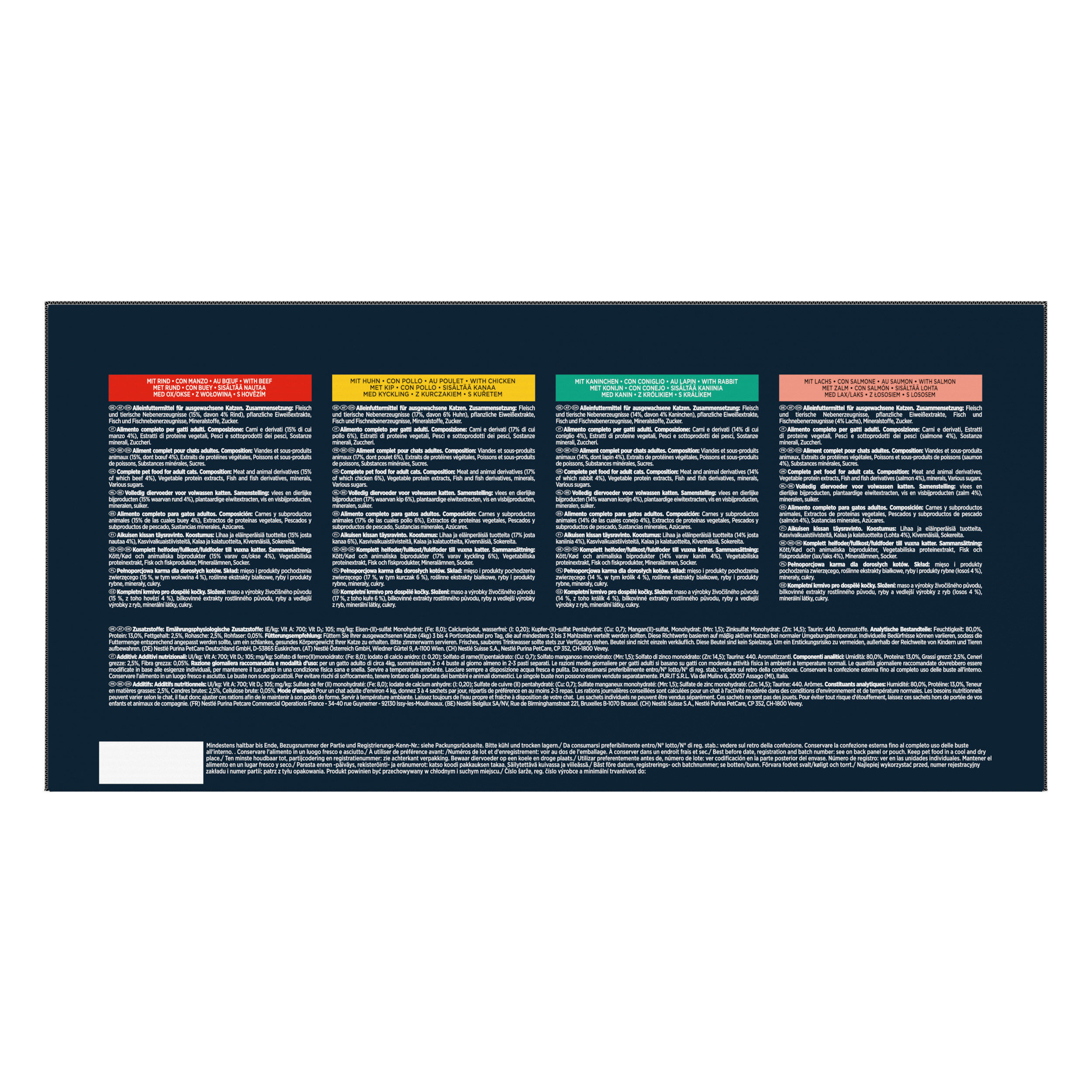 Gourmet - Sachets Repas Les Filettines en Sauce pour Chats - 60x85g Image num&eacute;ro 2