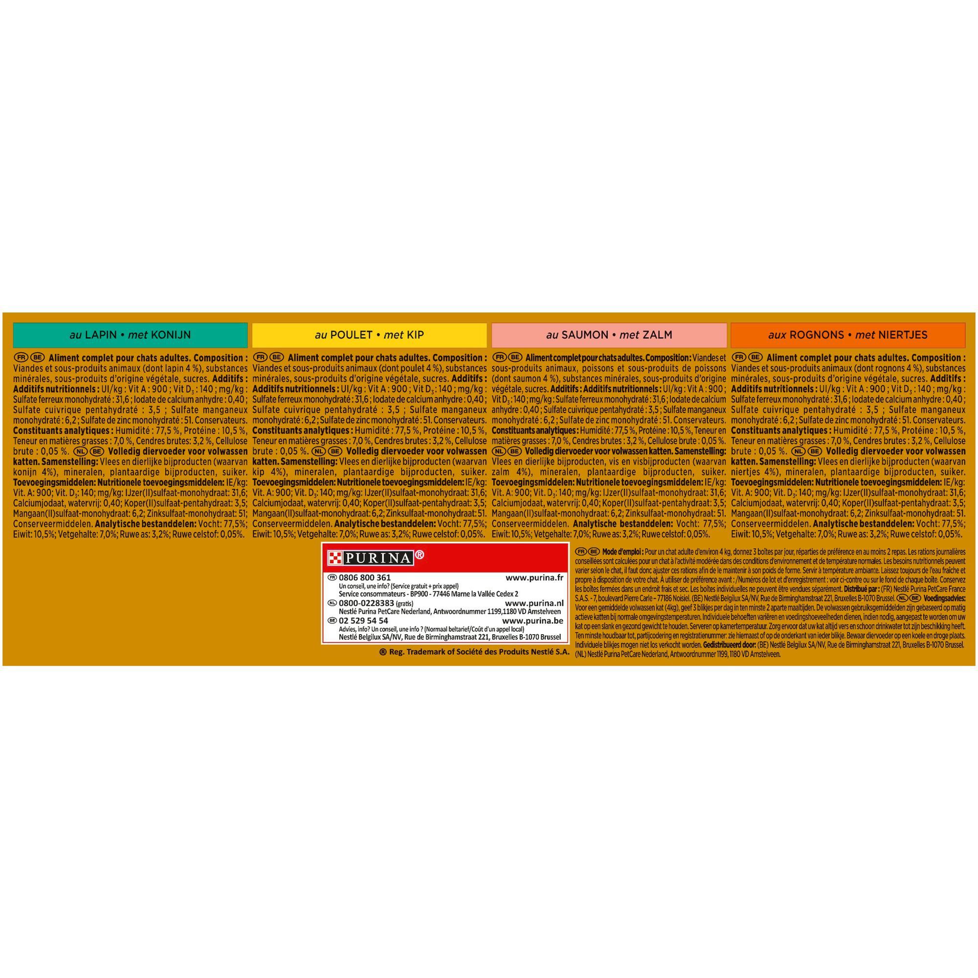 Gourmet - Bo&icirc;te Gold Les Mousselines pour Chat - 12x85g Image num&eacute;ro 6