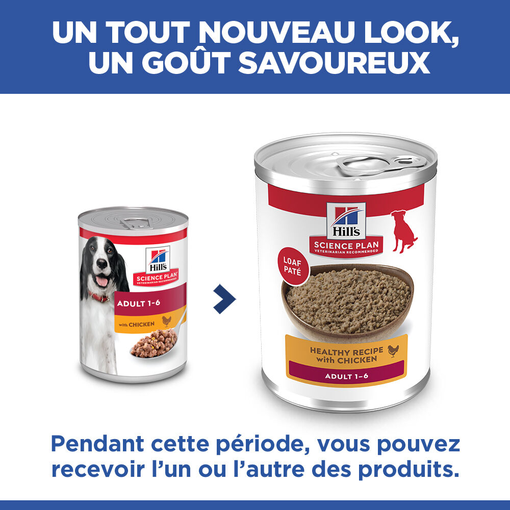 Hill's Science Plan - Adult Boite Pour Chien Poulet  - 370g Image num&eacute;ro 3