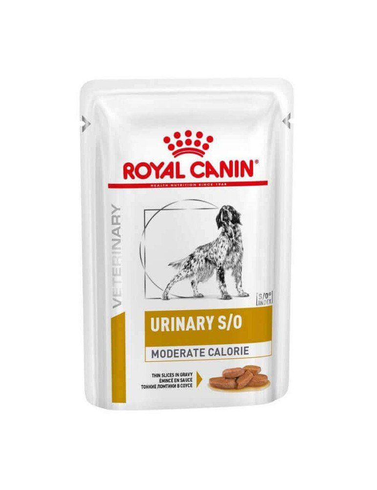 Royal Canin - Sachets Veterinary Urinary s/o Moderate Calorie pour Chiens - 12x100g Image num&eacute;ro 1