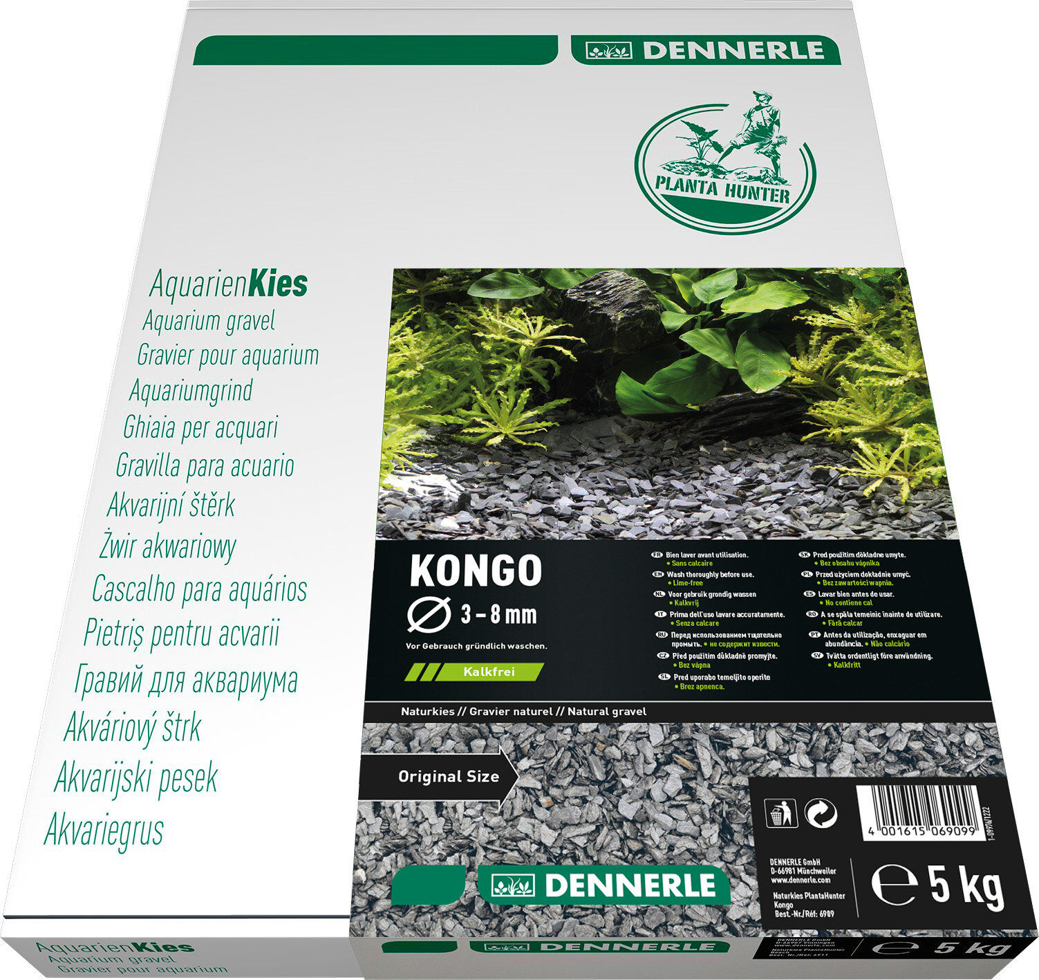 Dennerle - Gravier Naturel Kongo 3-8 mm Eau Douce - 5Kg Image num&eacute;ro 1