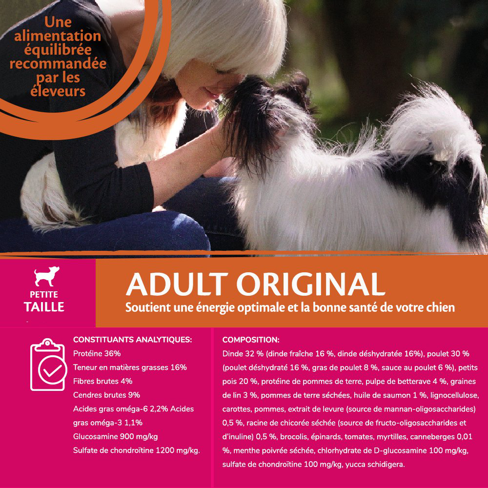 Wellness CORE - Croquettes Original Dinde et Poulet pour Chien Petite Race - 1,5Kg Image num&eacute;ro 3