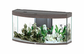 Aquatlantis - Aquarium SUBLIME HORIZON 120 Led Chêne Brun - 249L