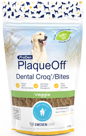 Proden - Plaque Off Friandises Dental Croq'/Bites pour Chiens - 150g