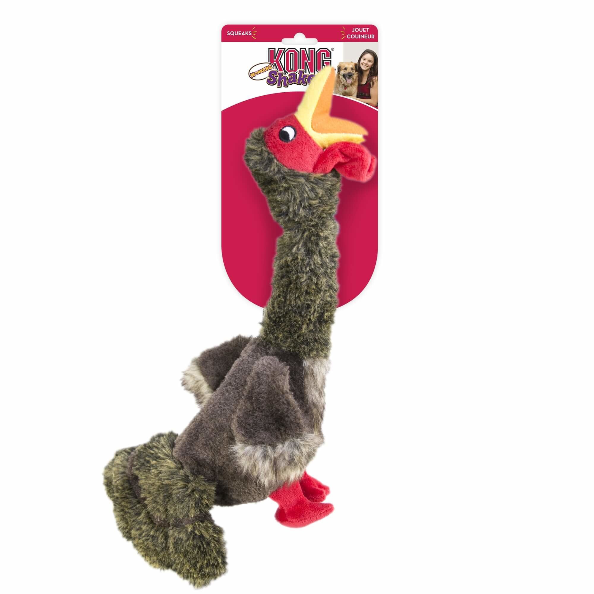 KONG - Jouet Dindon en Peluche Shakers Honkers Turkey pour Chien - L Image num&eacute;ro 1