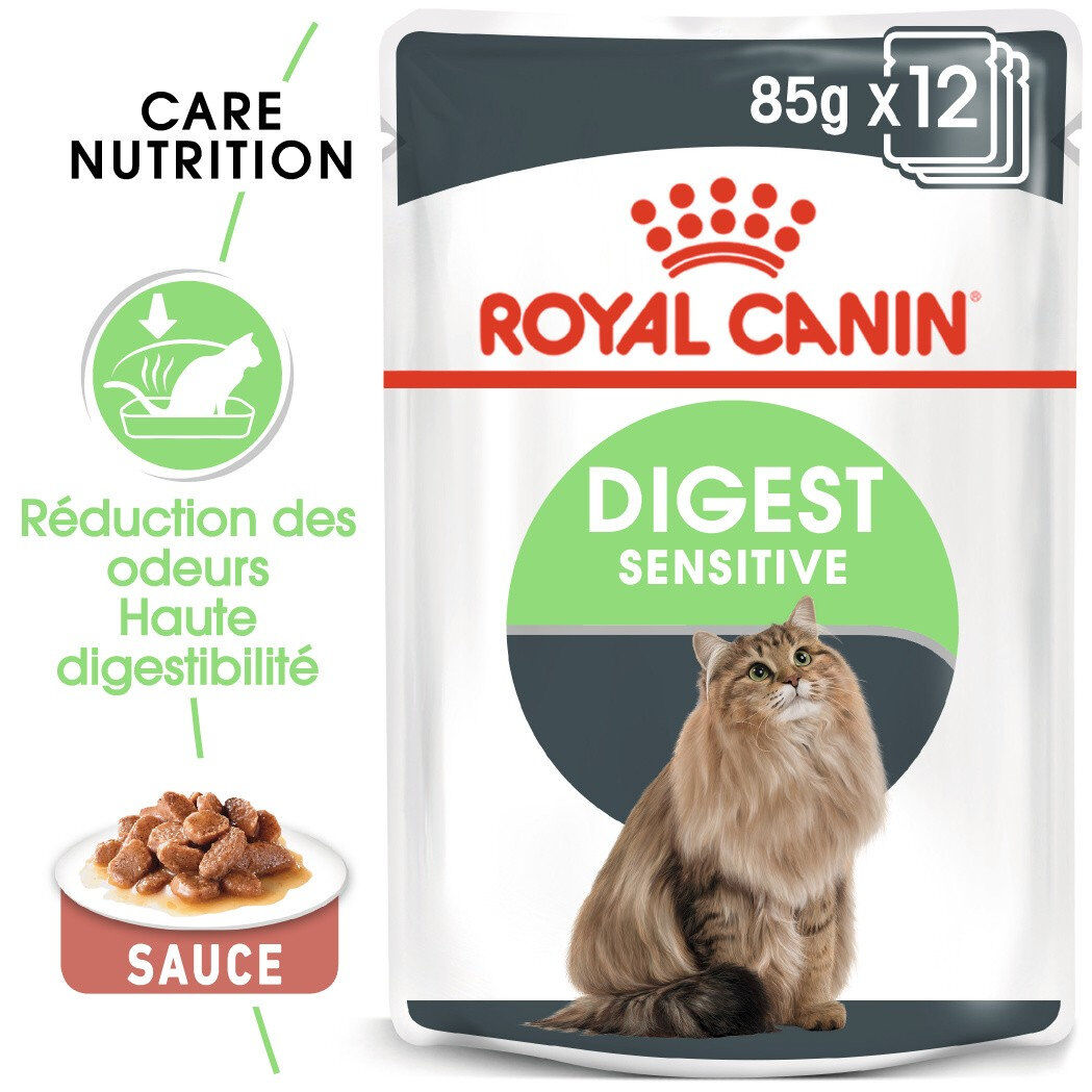 Royal Canin - Sachets Digestive Care sauce pour Chat - 12x85g Image num&eacute;ro 1