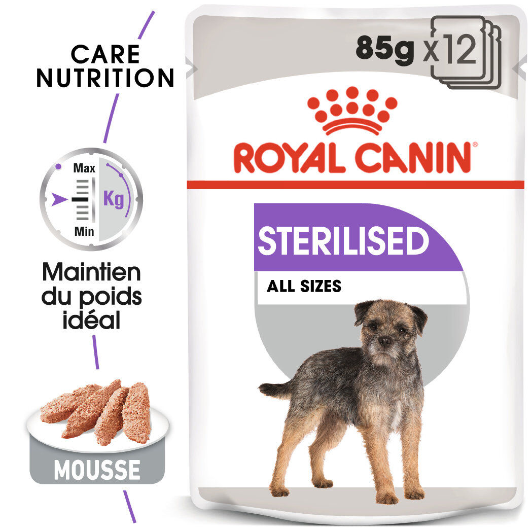 Royal Canin - Sachets Sterilised en Mousse pour Chien - 12X85g Image num&eacute;ro 1